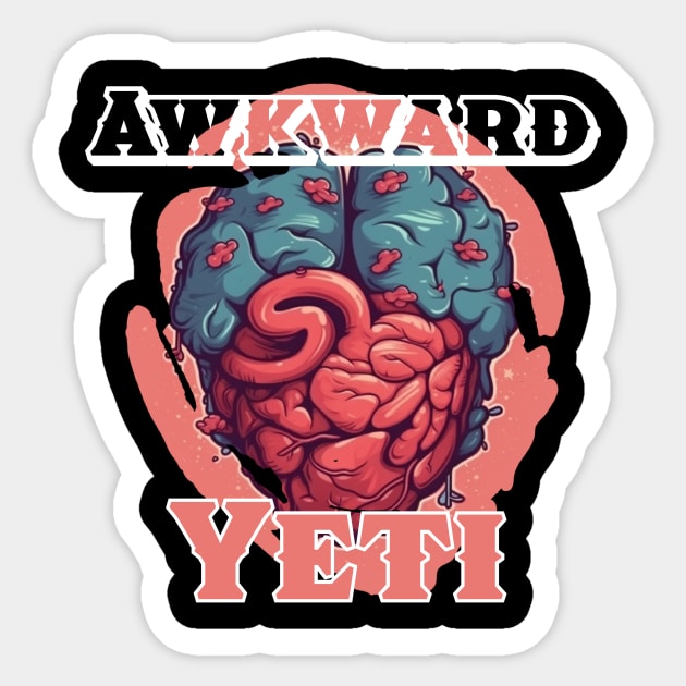 Awkward Yeti Sticker by Pixy Official